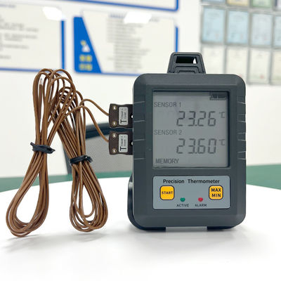 97*72*31mm Termometro NTC a doppio canale per apparecchiature di prova di temperatura ad alta precisione