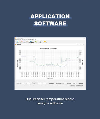 Data Logger per alimenti, medicinali, frigorifero, ambiente, monitoraggio della temperatura