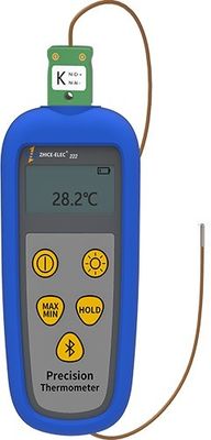 Termometro termopare industriale portatile -40 150C Distanza di misura 206g Sonda esclusa