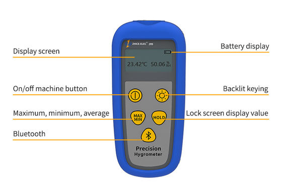 295HT HC2A-S Hygrometro digitale di temperatura e umidità portatile di grado industriale con sensore