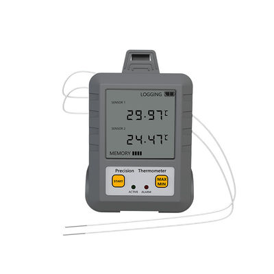 Supporto personalizzato Zhice 223 Alta precisione Digital Dual Channel Temperature con sonda