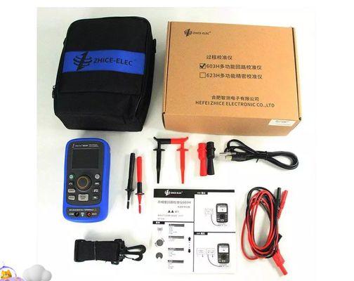 Calibratore di calibrazione di processo da 208*95*45mm con classe di alta precisione e uscita da 4 a 20 ma Volt Hz