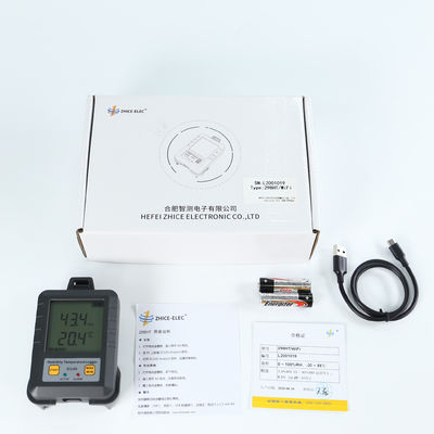 Intervallo di campionamento 0,1 min-24h Industria farmaceutica WIFI Display LCD Temperatura e umidità Data Logger