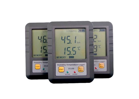 Industria farmaceutica Display LCD WIFI Registratore di dati di temperatura e umidità con sensore 97*72*31mm