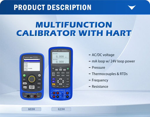 Due canali indipendenti Input Output Process Calibrator 208*95*45mm 610g 0.01% Accuratezza