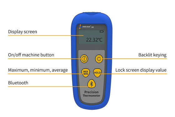 206g sonda esclusa Bluetooth NTC termistor tester per misurazione precisa della temperatura