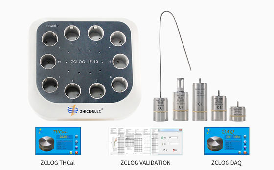 Segnalatore di dati di temperatura e pressione wireless ad alta precisione Zhice-elec ZC02TPS con adattatore