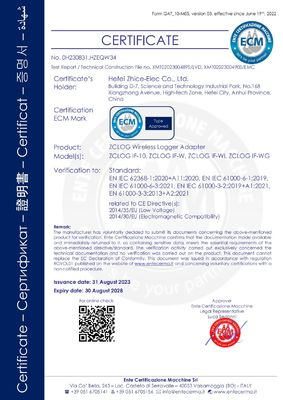 ZCLOG DAQ Industria alimentare farmaceutica Test di calore distribuito Registratore di dati di temperatura e umidità wireless