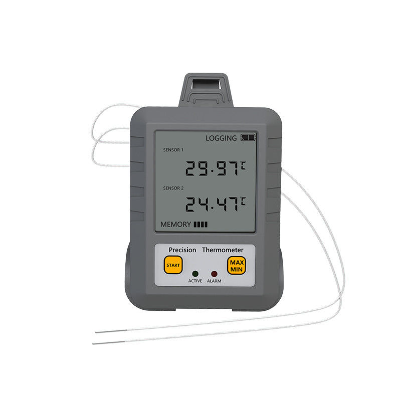 Controllo di alta precisione K-Type -270-1372 Gradi Electronic Digital Dual Channel Temperature Testing
