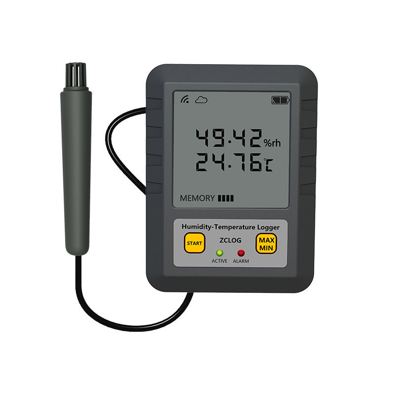 Display LCD industriale 97*72*31mm Registratore di dati di temperatura e umidità in tempo reale wireless con WIFI
