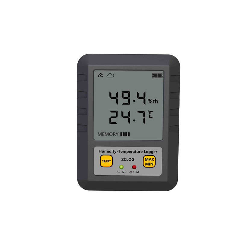 Intervallo di campionamento 0,1 min-24h Industria farmaceutica WIFI Display LCD Temperatura e umidità Data Logger