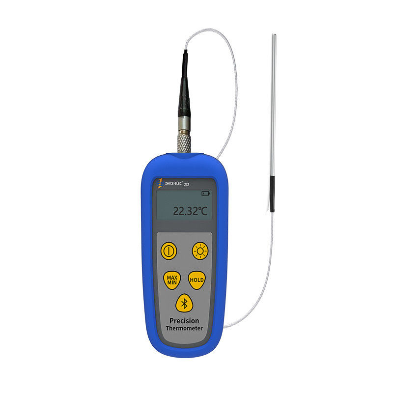 Termometro RTD monocanale a retroilluminazione LCD con sensore 0.001C Risoluzione 142*61*28mm